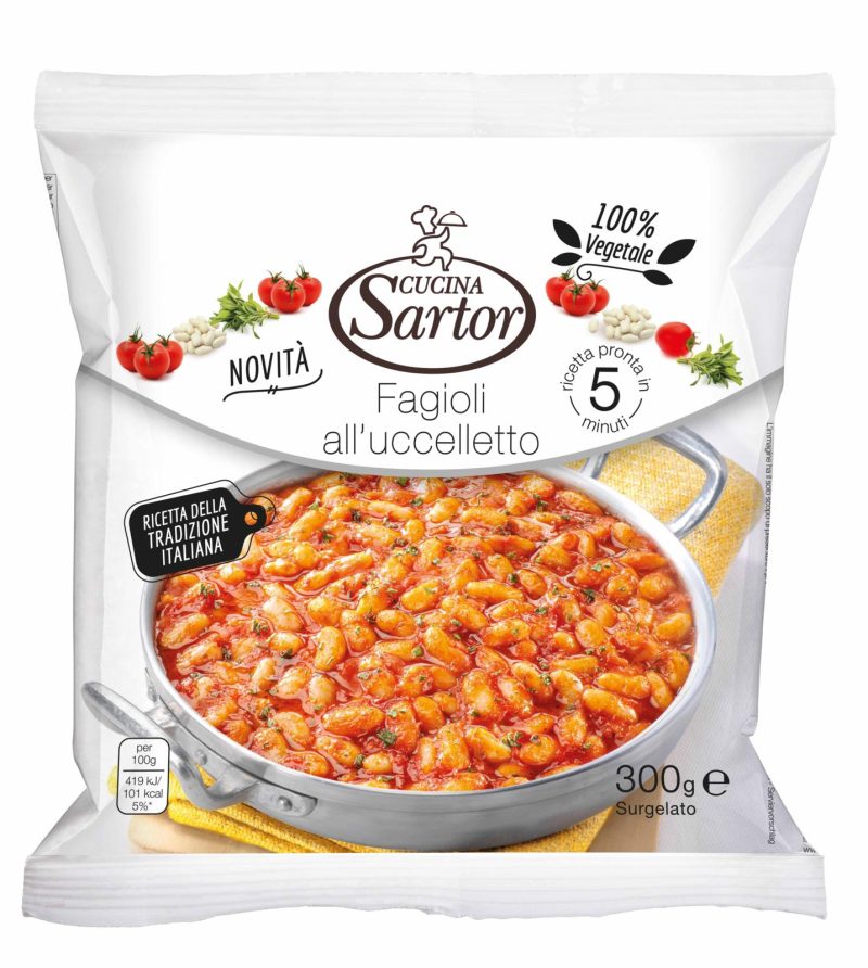 FAGIOLI ALL'UCCELLETTO SURGELATI " CUCINA SARTOR"