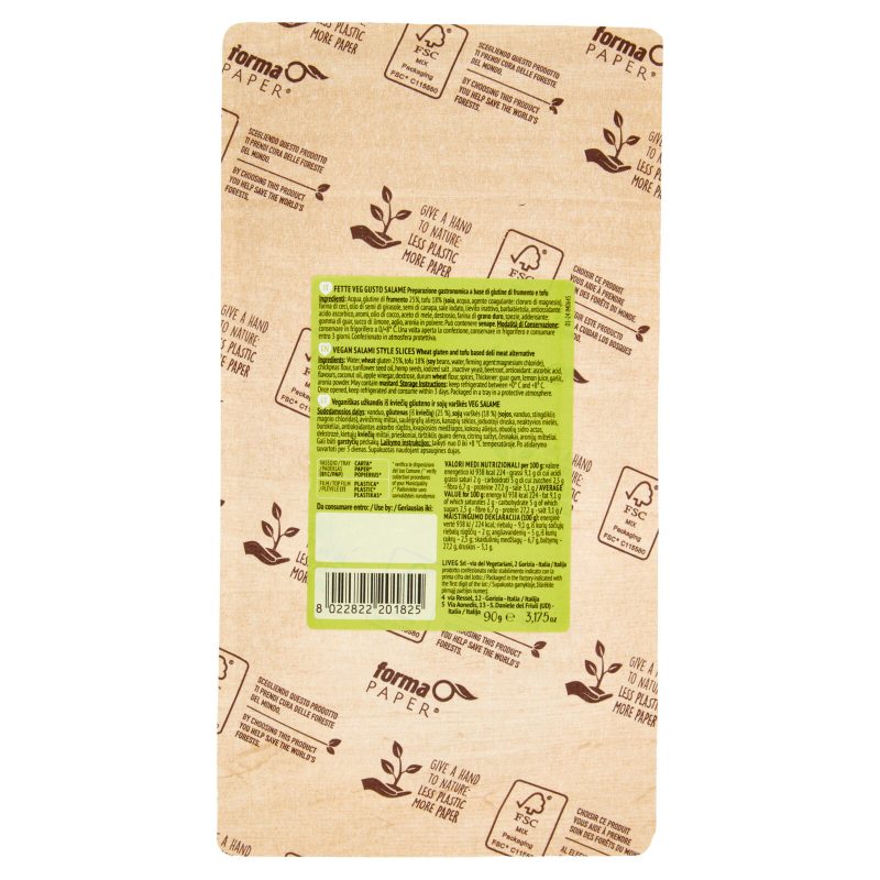 Liveg Fette Veg gusto Salame 90 g