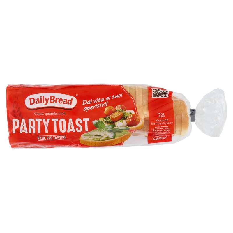 DailyBread Party Toast Pane per Tartine 250 g