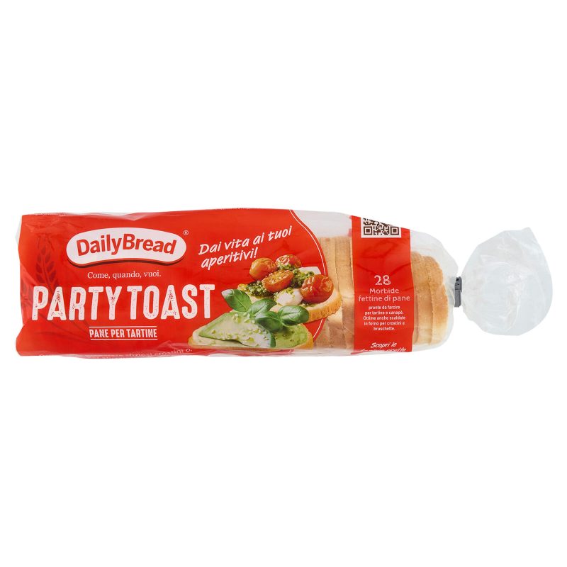 DailyBread Party Toast Pane per Tartine 250 g