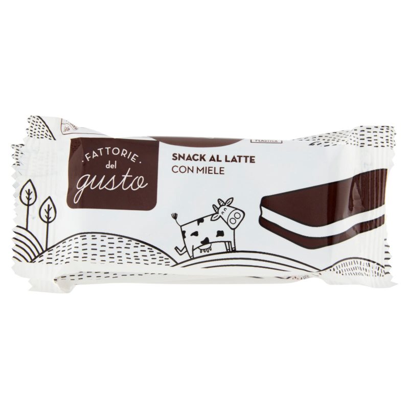 FATTORIE DEL GUSTO Snack al Latte con Miele 4x28 g