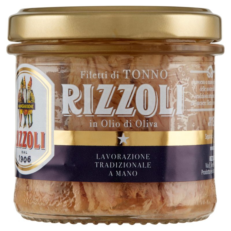 Rizzoli Filetti di Tonno in Olio di Oliva 130 g