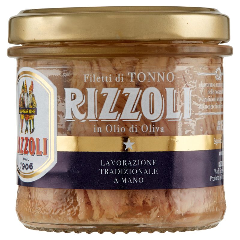 Rizzoli Filetti di Tonno in Olio di Oliva 130 g