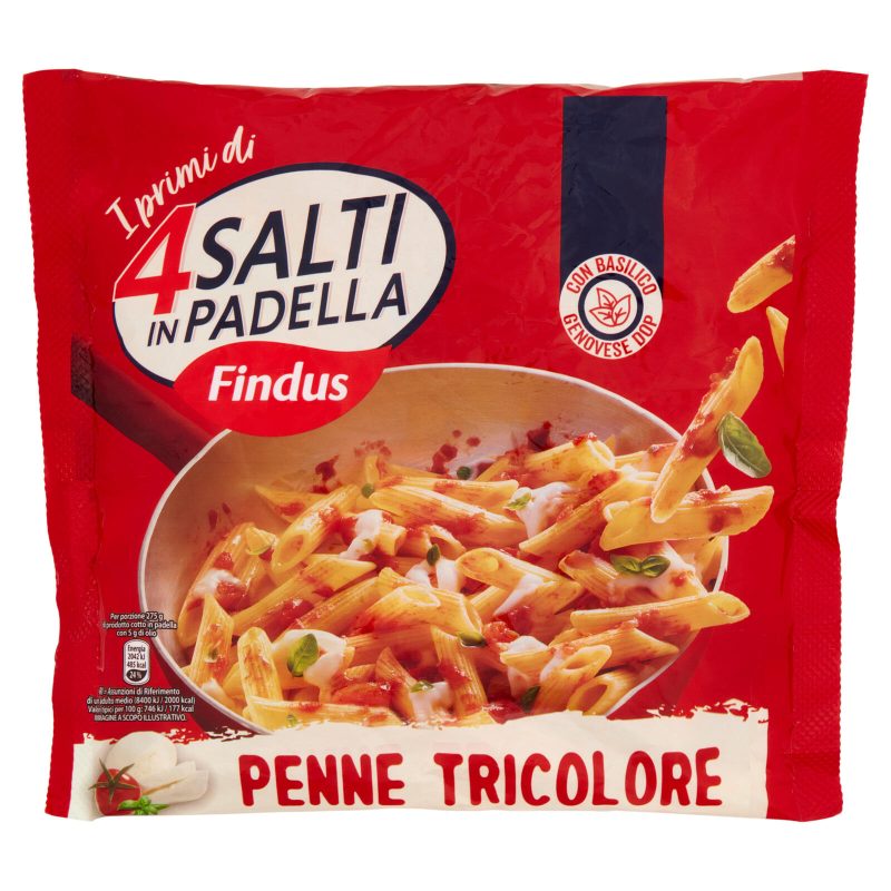 4 Salti in Padella Findus Penne Tricolore 550 g