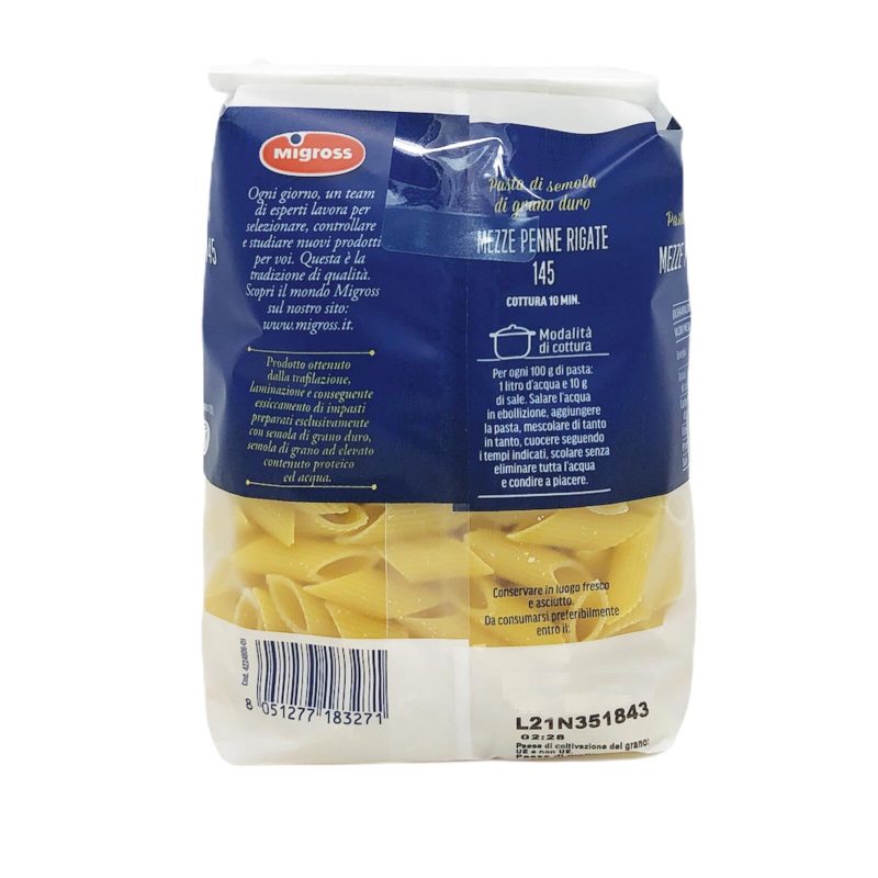 Migross Mezze Penne rigate 145 500 g