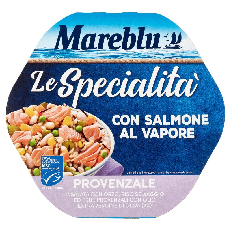 Mareblu Le Specialità con Salmone al Vapore Provenzale 220 g