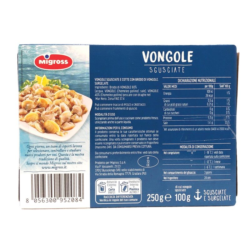 Migross Vongole sgusciate 250 g