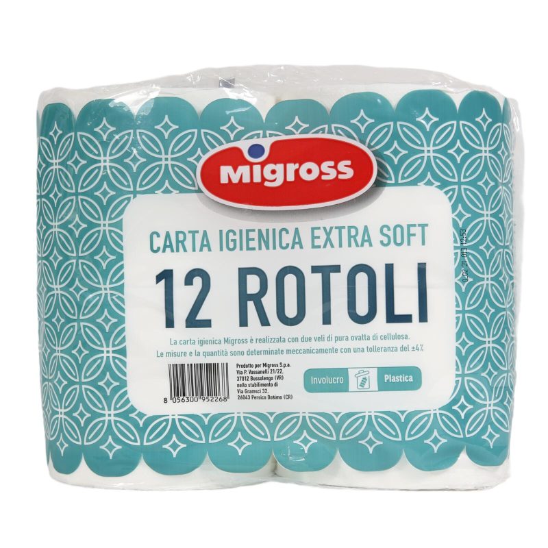 Migross Carta igienica extra soft 2 veli x12