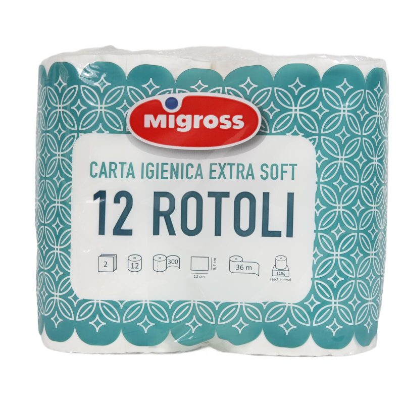 Migross Carta igienica extra soft 2 veli x12