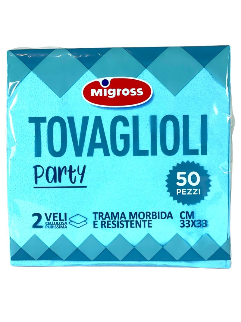 Migross Tovaglioli Azzurri 2 Veli x50