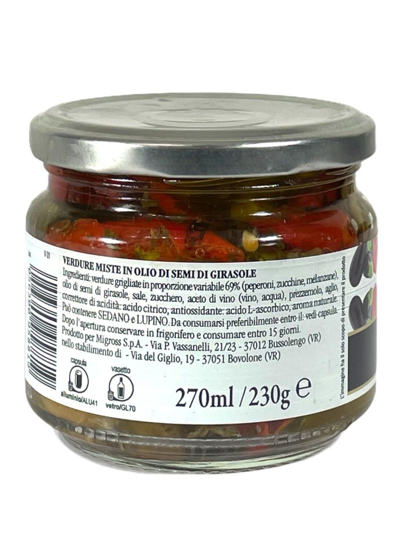 Re di Sapori Tris di verdure grigliate 230 g