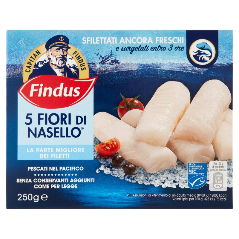 Capitan Findus 5 Fiori Di Nasello 250 g