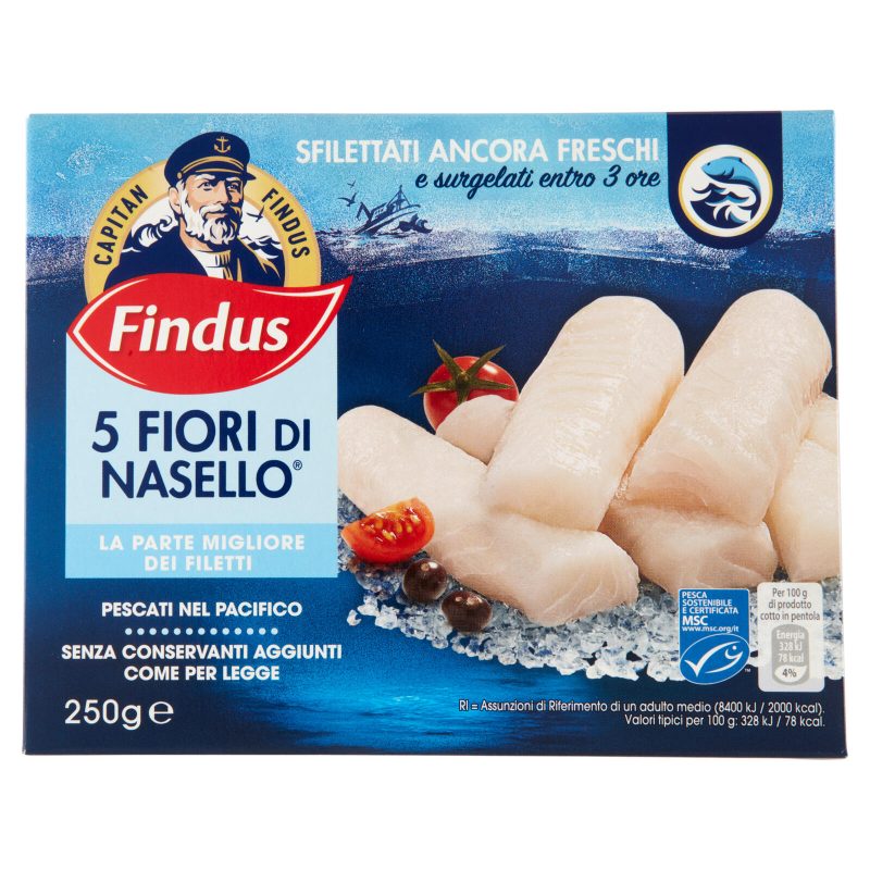 Capitan Findus 5 Fiori Di Nasello 250 g