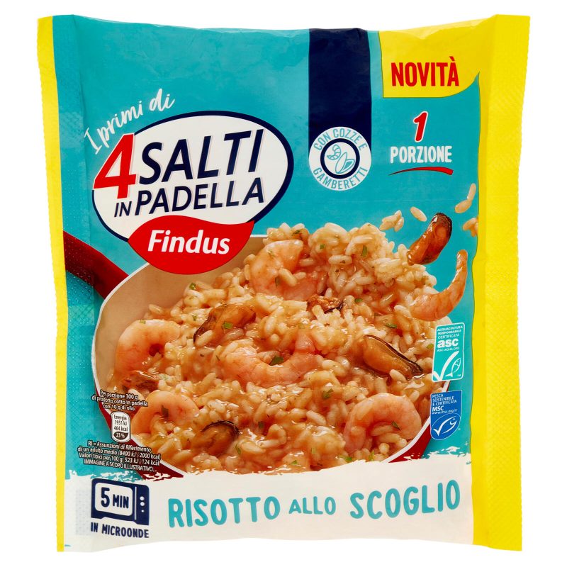 4 Salti in Padella Findus Risotto allo Scoglio 300 g