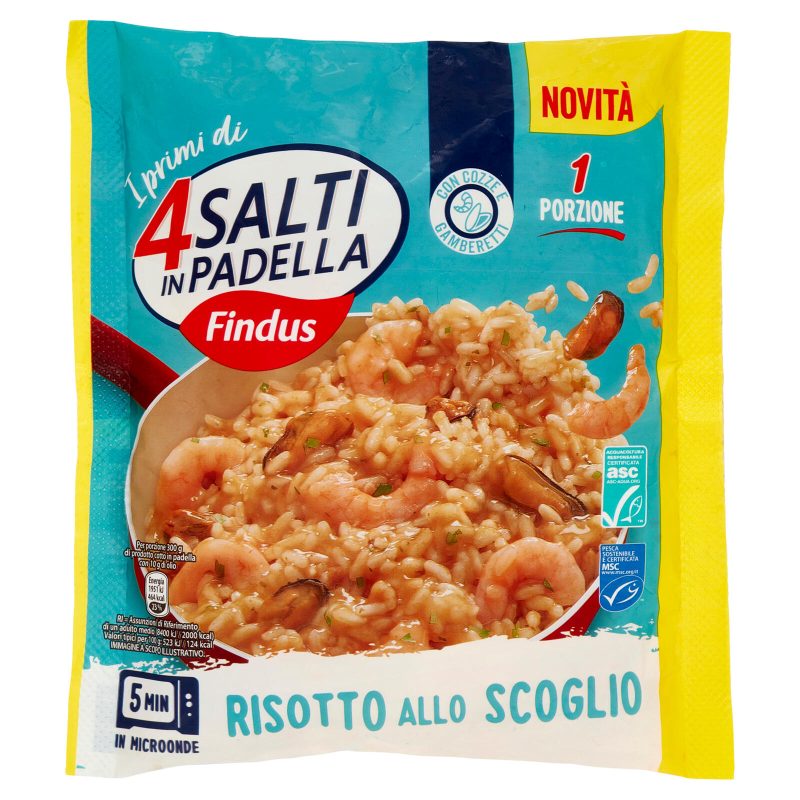 4 Salti in Padella Findus Risotto allo Scoglio 300 g