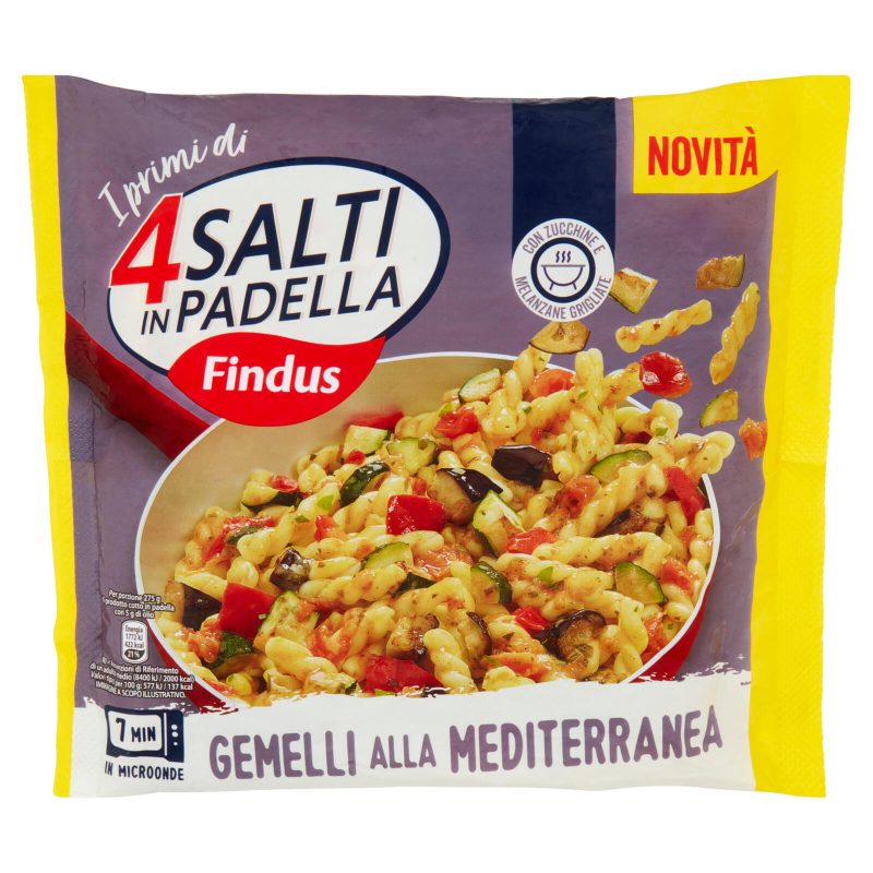 4 Salti in Padella Findus Gemelli alla Mediterranea 550 g