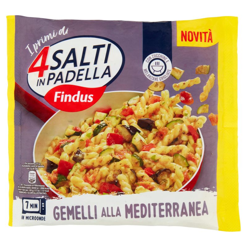 4 Salti in Padella Findus Gemelli alla Mediterranea 550 g