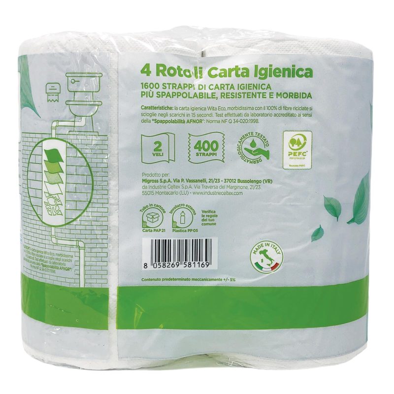 Wita Eco Carta igienica x4