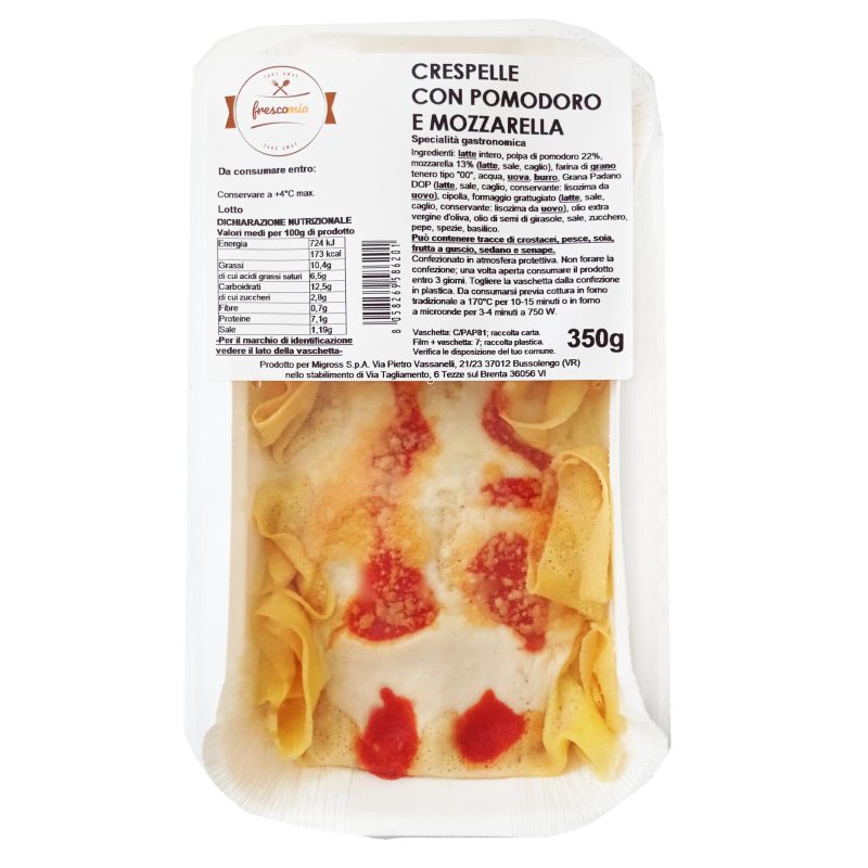 Fresco Mio Crespelle pomodoro e mozzarella 350 g