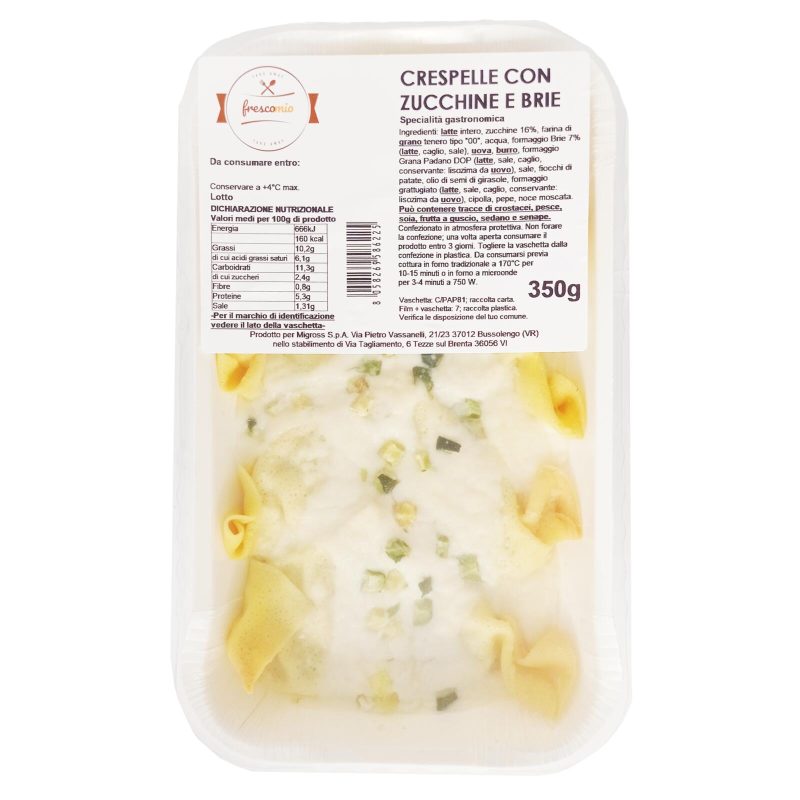 Fresco Mio Crespelle con zucchine e brie 350 g