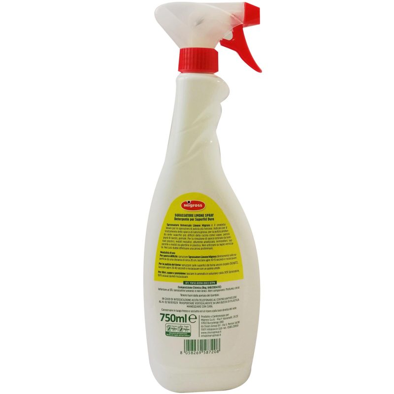 Migross Sgrassatore spray universale limone 750 ml