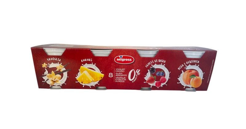 Migross Yogurt Magro assortito alla frutta 8x125 g