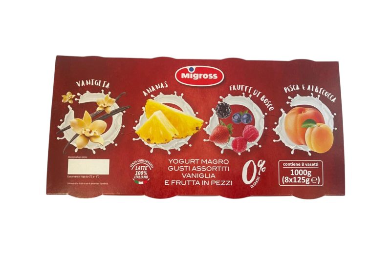 Migross Yogurt Magro assortito alla frutta 8x125 g