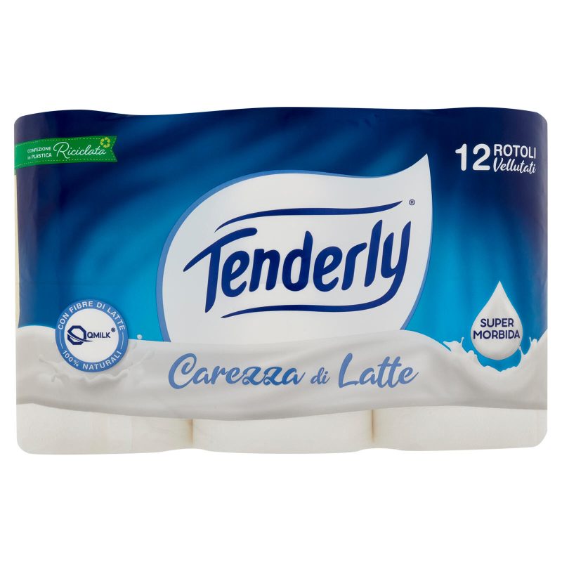 Tenderly Carezza di Latte Rotoli Vellutati 12 pz