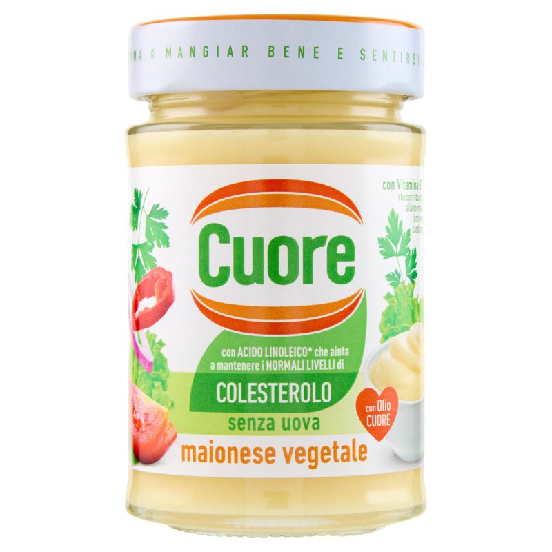 Cuore maionese vegetale senza uova 180 g