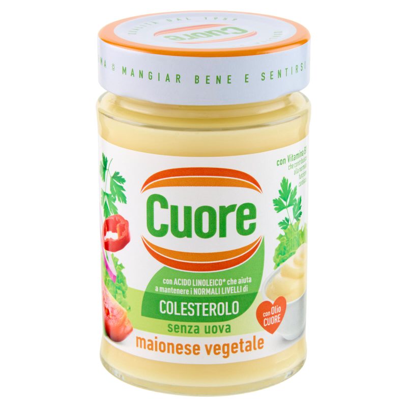 Cuore maionese vegetale senza uova 180 g