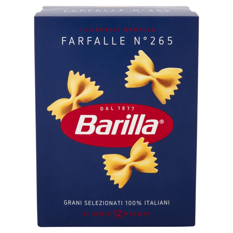 Barilla Pasta Farfalle n.265 100% Grano Italiano 500g