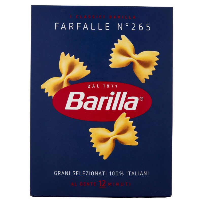 Barilla Pasta Farfalle n.265 100% Grano Italiano 500g