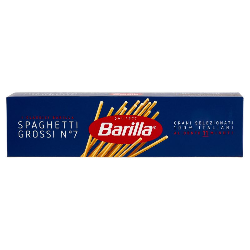 Barilla Pasta Spaghetti Grossi n.7 100% Grano Italiano 500g