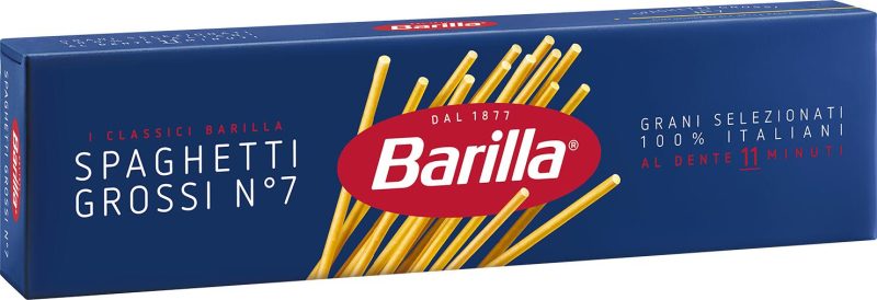 Barilla Pasta Spaghetti Grossi n.7 100% Grano Italiano 500g