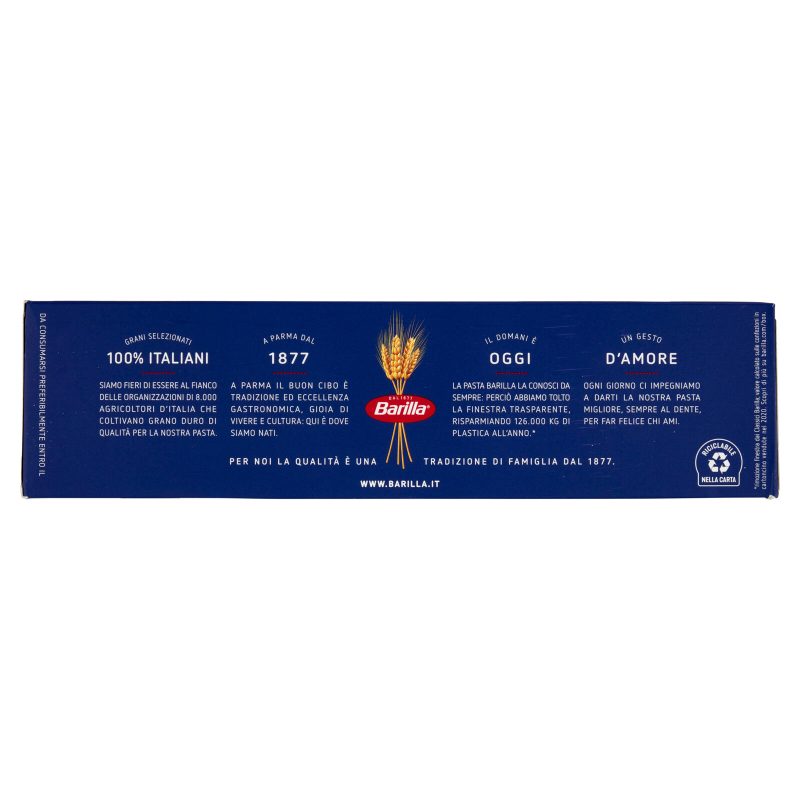 Barilla Pasta Spaghettoni n.8 100% Grano Italiano 500 g