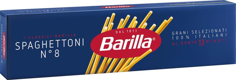 Barilla Pasta Spaghettoni n.8 100% Grano Italiano 500 g