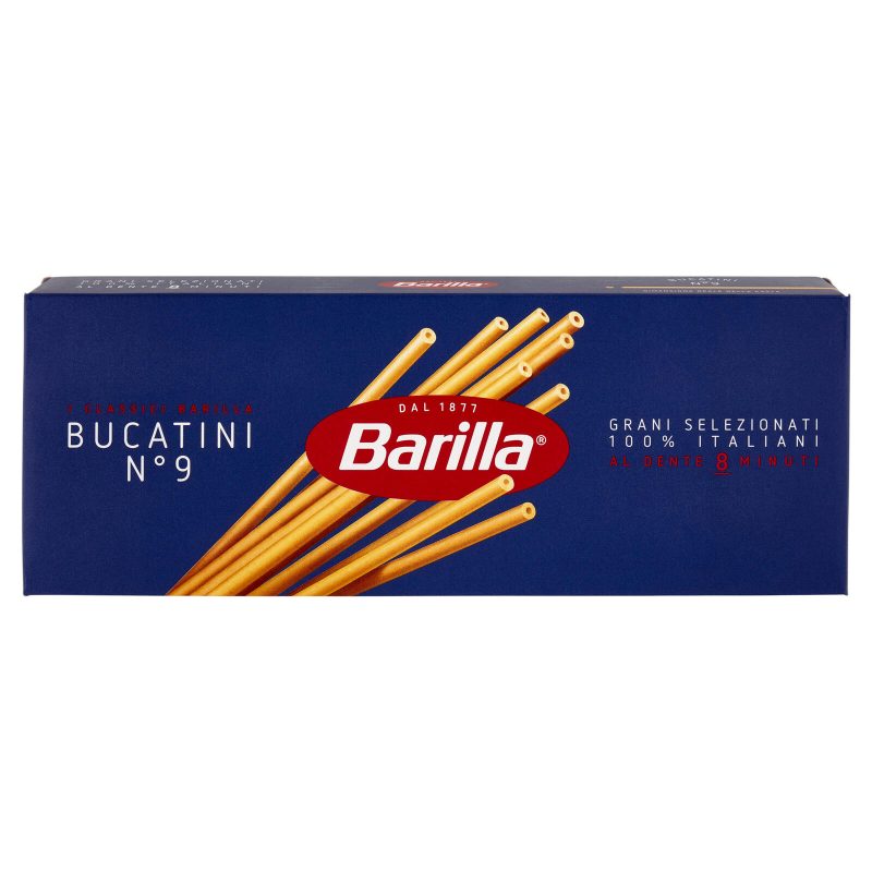 Barilla Pasta Bucatini n.9 100% Grano Italiano 500g