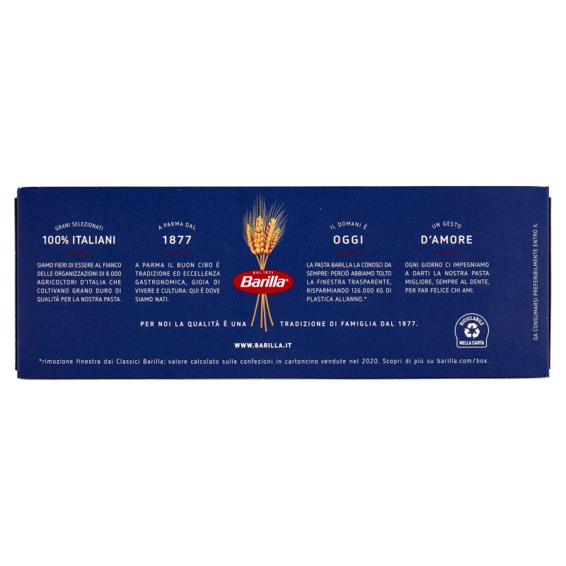 Barilla Pasta Bucatini n.9 100% Grano Italiano 500g