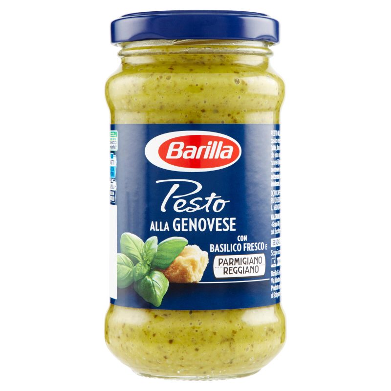 Barilla Pesto alla Genovese Basilico Fresco Italiano Condimento e Sugo per Pasta 190 g