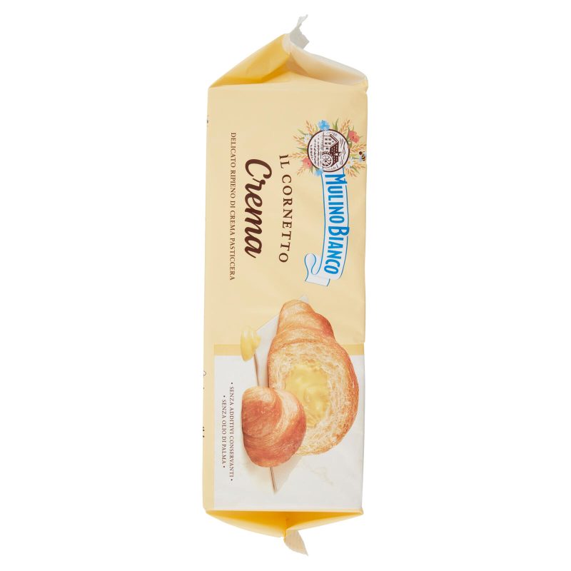 Mulino Bianco Cornetti Crema Merenda senza Additivi Conservanti 6 pezzi 300g