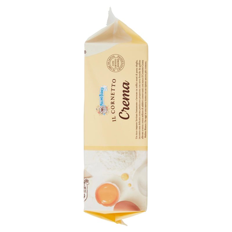 Mulino Bianco Cornetti Crema Merenda senza Additivi Conservanti 6 pezzi 300g