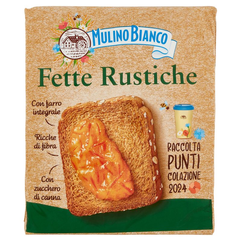 Mulino Bianco Fette Biscottate Rustiche 315 g