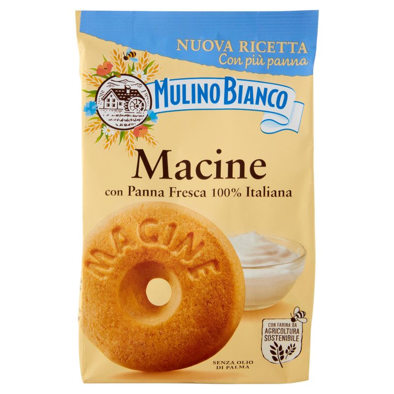 Mulino Bianco Macine Biscotti con Panna Fresca 350g