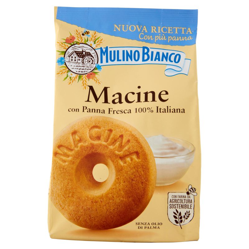 Mulino Bianco Macine Biscotti con Panna Fresca 350g