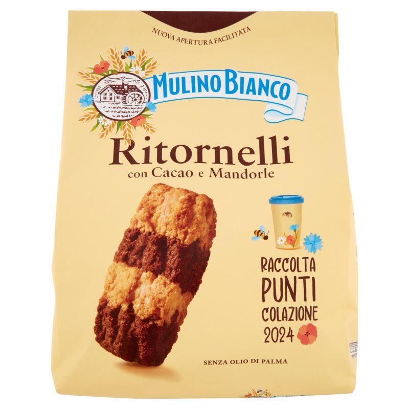 Mulino Bianco Ritornelli Biscotti con Cacao e Mandorle 700g