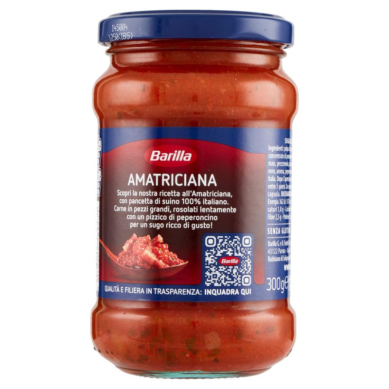 Barilla Sugo Amatriciana Condimento per Pasta 300g