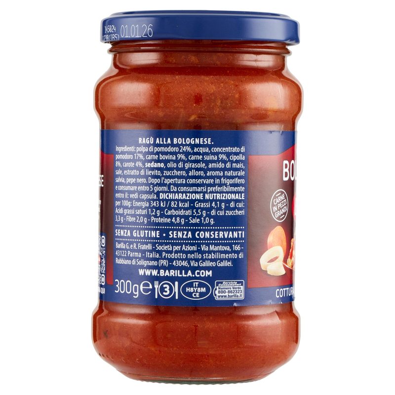 Barilla Sugo Ragù Bolognese Condimento per Pasta 300g