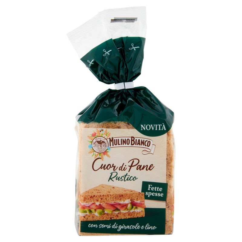 Mulino Bianco Cuor di Pane Rustico Ideale per Tramezzino 300g