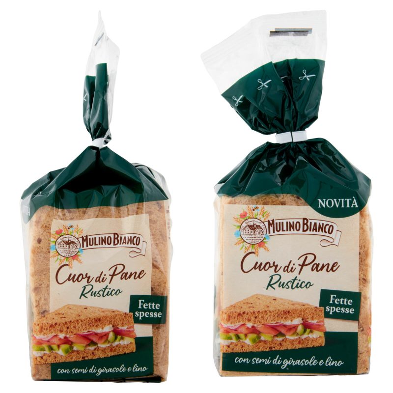 Mulino Bianco Cuor di Pane Rustico Ideale per Tramezzino 300g