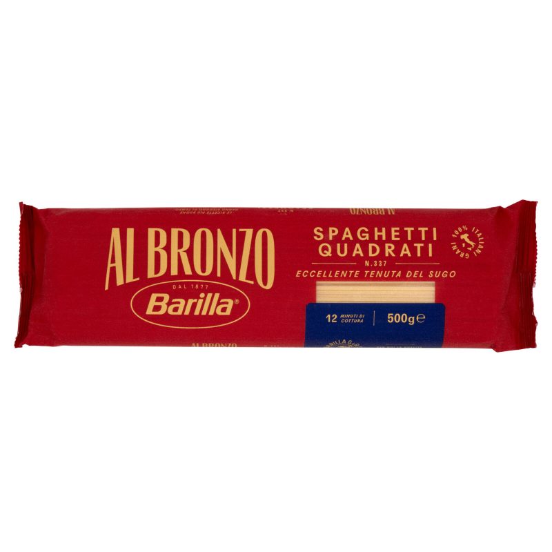 Barilla Al Bronzo Pasta Spaghetti Quadrati 500 g